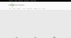 Desktop Screenshot of firstbaptistlawrence.com