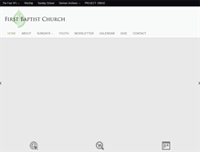 Tablet Screenshot of firstbaptistlawrence.com